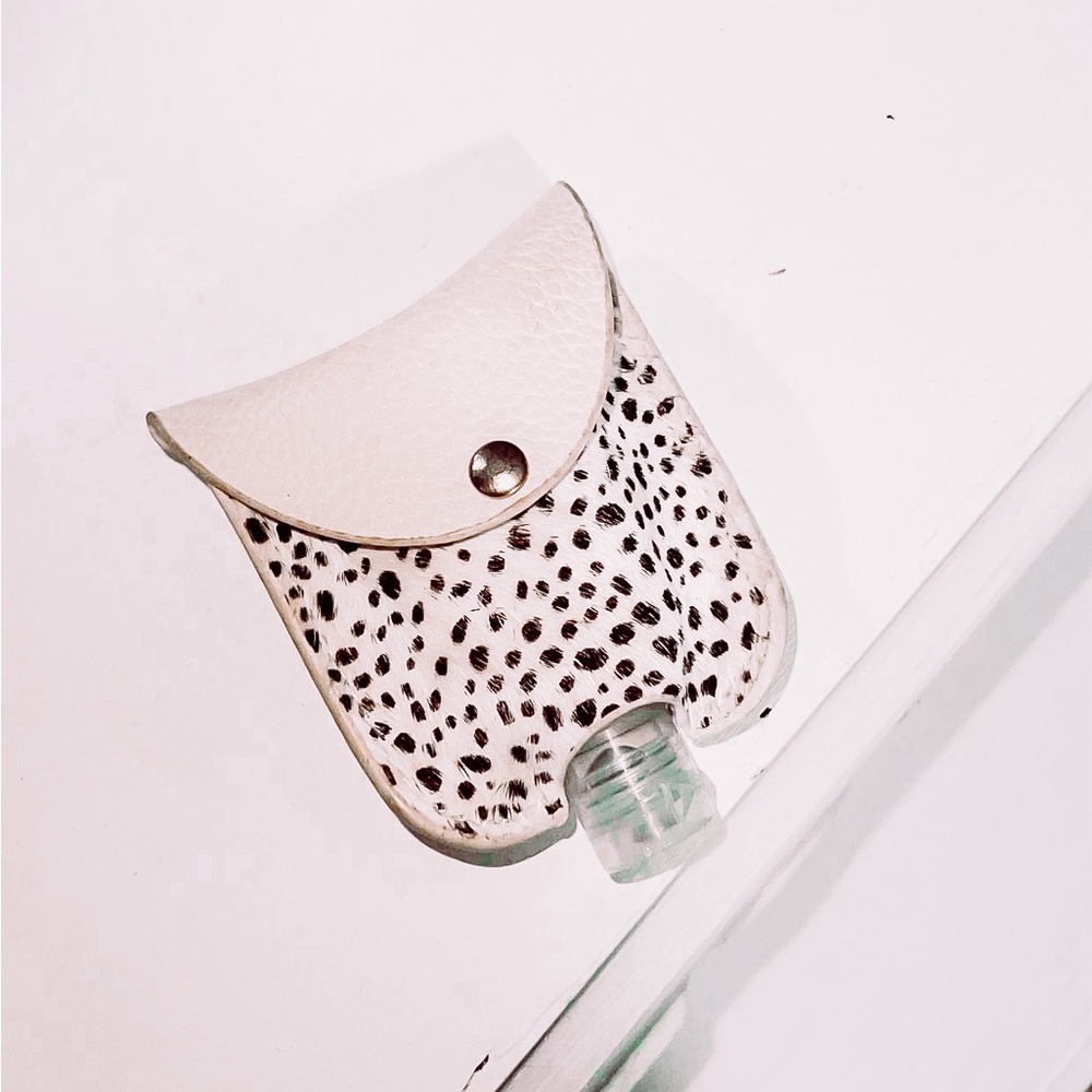 Alter’d State Almond Latte Polka Dot Hand Sanitizer Case